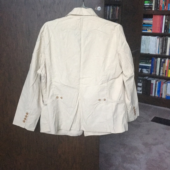 Talbots spring jacket tan 14W - Picture 5 of 5